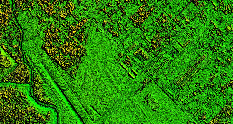 Digital Surface Model - 80 cm Point Cloud Spacing (.asc)